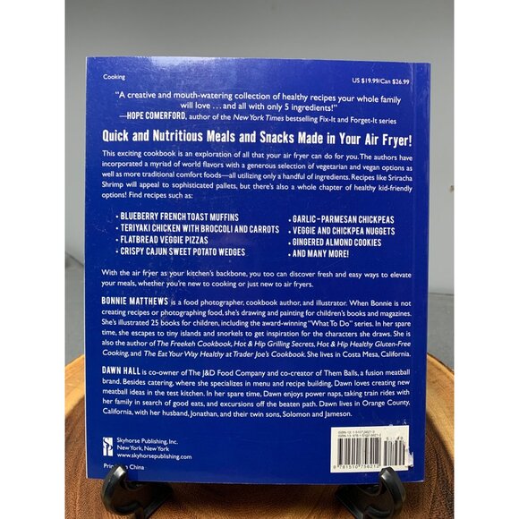 The Healthy 5-Ingredient Air Fryer Cookbook By Bonnie Matthews & Dawn Hall - Picture 2 of 12
